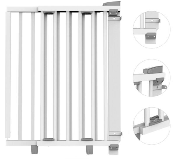 Geuther Oris 2732+ screw-fit stair gate 58 to 93 cm