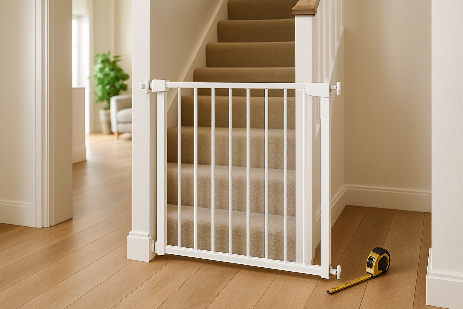How to measure for a stair gate
